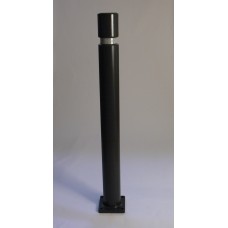 Traditional Bendable Bollard Core Drilled  4"x41" Black Dinged